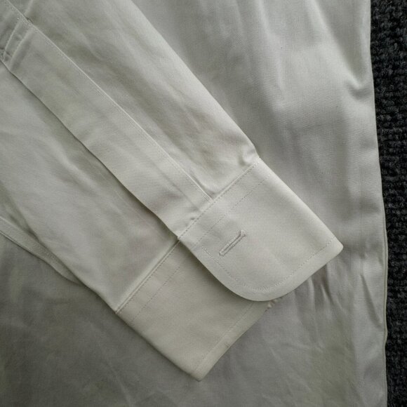 Brooks Brothers Men Non Iron Button Up Shirt Long Sleeve 15.5 34 Slim Fit White - Picture 9 of 16